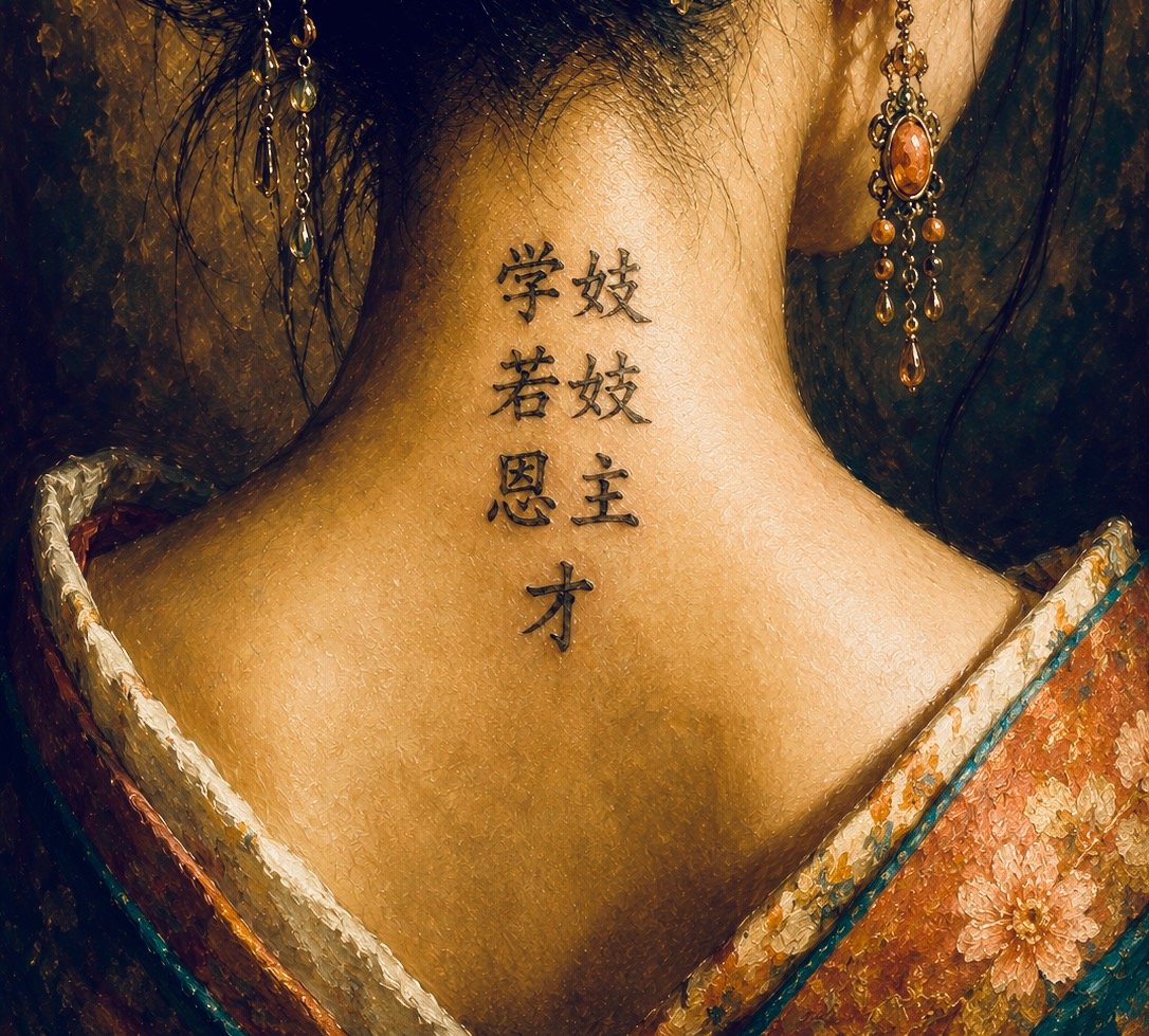 Rank markings, nape of the neck